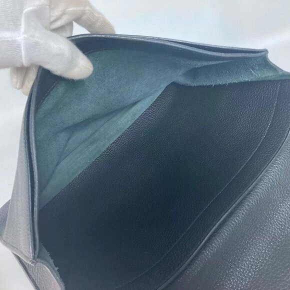 HERMES Briefcase Sac Adepeche 38 Bag Hand Bag Business bag Black/SilverHardware - Picture 12 of 15